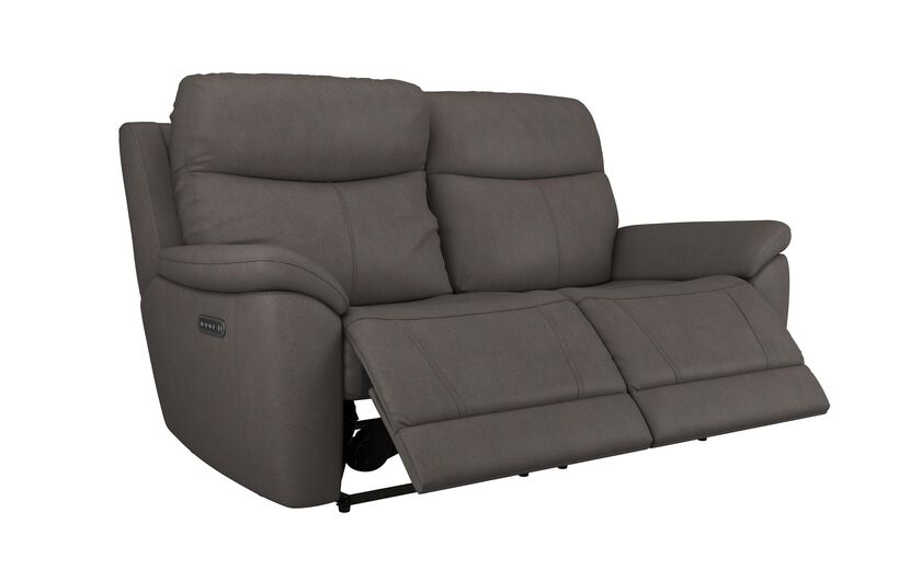 Living Ethan 3 Seater Power Recliner Sofa with Head Tilt & Lumbar | Ethan Sofa Range | ScS