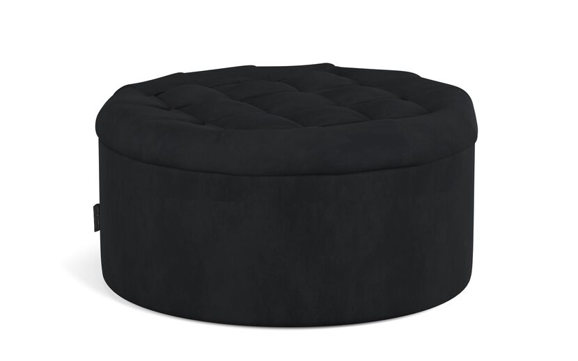 Stacey Solomon Maple Buttoned Storage Footstool | Stacey Solomon at ScS | ScS