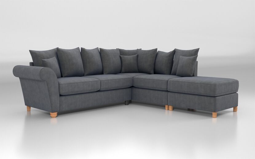 Aveley 2 Corner 1 Right Hand Facing Chaise Scatter Back Sofa | Aveley Sofa Range | ScS