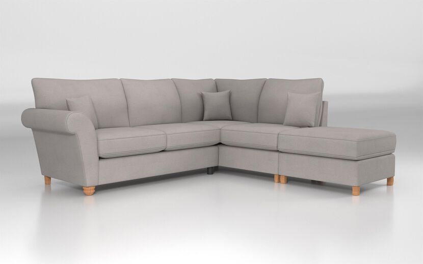 Aveley 2 Corner 1 Right Hand Facing Chaise Standard Back Sofa | Aveley Sofa Range | ScS