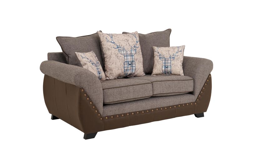 Living Clyde Fabric 2 Seater Sofa Scatter Back | Clyde Sofa Range | ScS