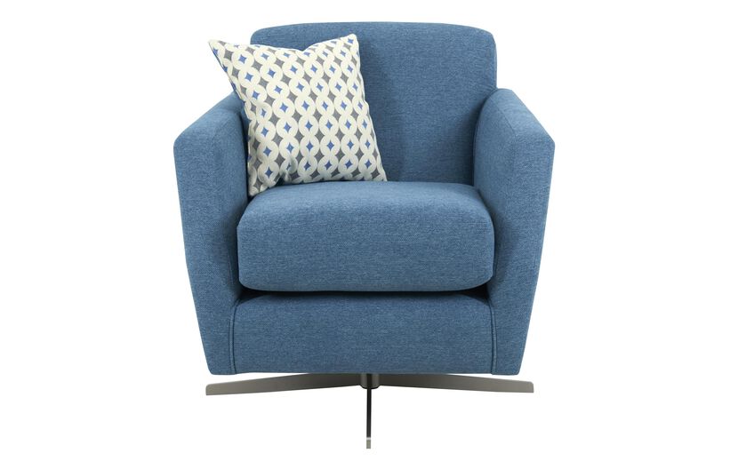 Fraser Fabric Plain Swivel Chair | Fraser Sofa Range | ScS