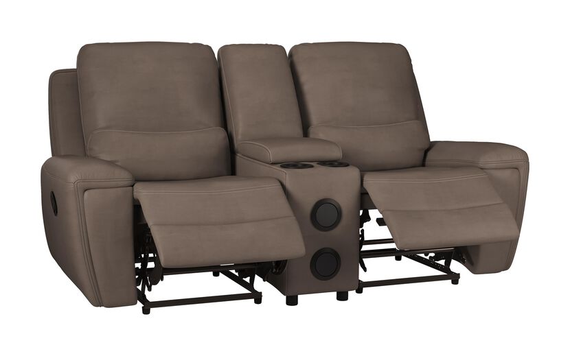 Leiston 2 Seater Manual Recliner Sofa with Console | Leiston Sofa Range | ScS