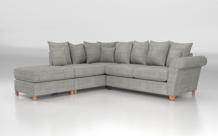 Aveley 1 Corner 2 Left Hand Facing Chaise Scatter Back Sofa | Aveley Sofa Range | ScS