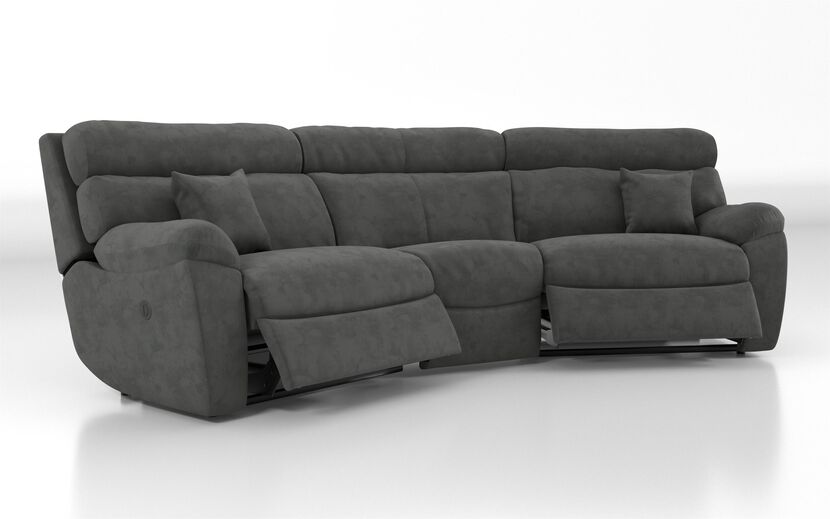 Silsden 4 Seater Curved Power Recliner Sofa | Silsden Sofa Range | ScS