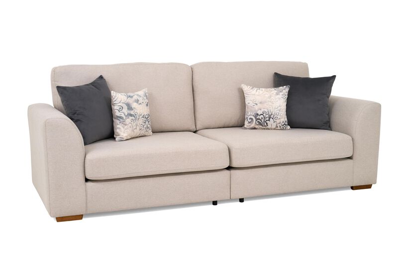 Living Nancy Fabric 4 Seater Split Sofa Standard Back | Nancy Sofa Range | ScS