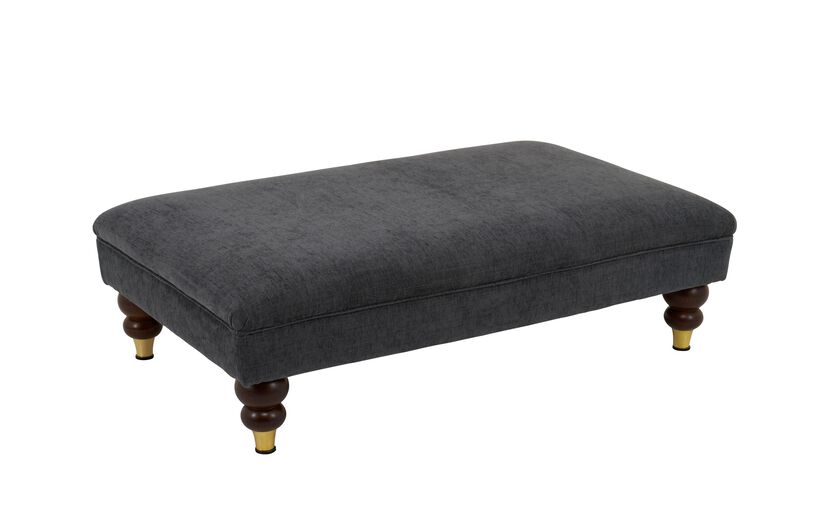 Living Sawyer Fabric Designer Footstool | Sawyer Sofa Range | ScS