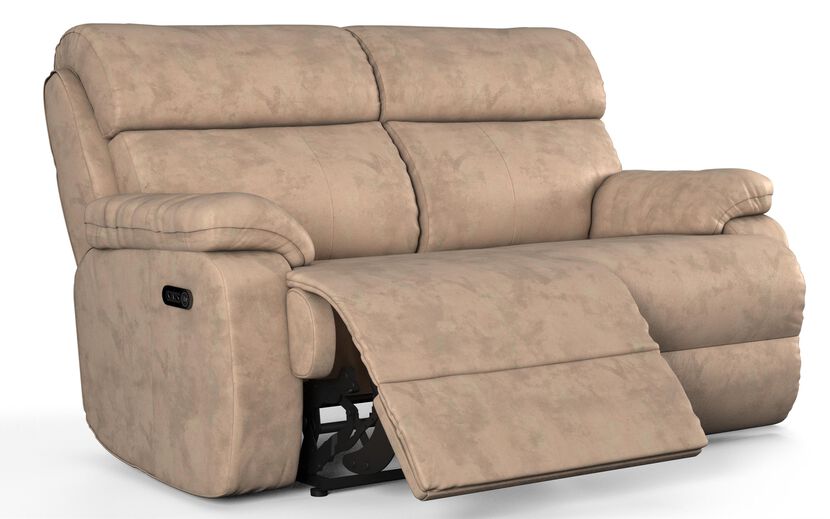 Living Reuben 2 Seater Power Recliner Sofa with Head Tilt & Lumbar | Reuben Sofa Range | ScS