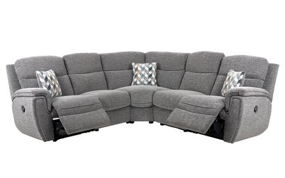 Living Ashton Fabric 2 Corner 2 Manual Recliner Sofa | Ashton Sofa Range | ScS