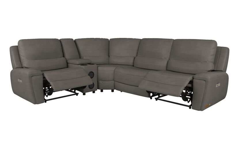 Leiston 1 Corner 2 Power with Console | Leiston Sofa Range | ScS