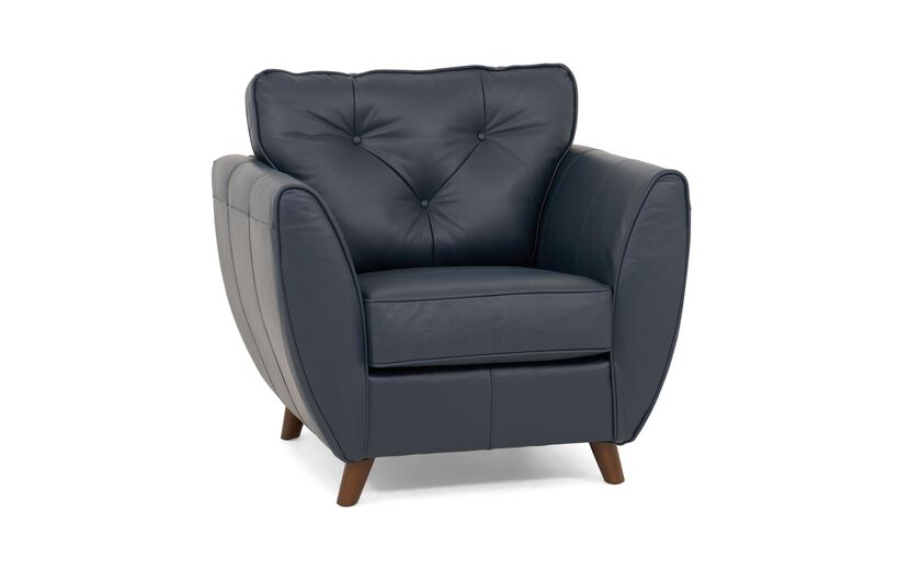 Hoxton Compact Leather Standard Chair | Hoxton Sofa Range | ScS
