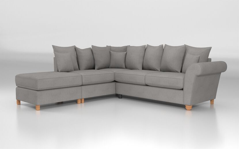 Aveley 1 Corner 2 Left Hand Facing Chaise Scatter Back Sofa | Aveley Sofa Range | ScS