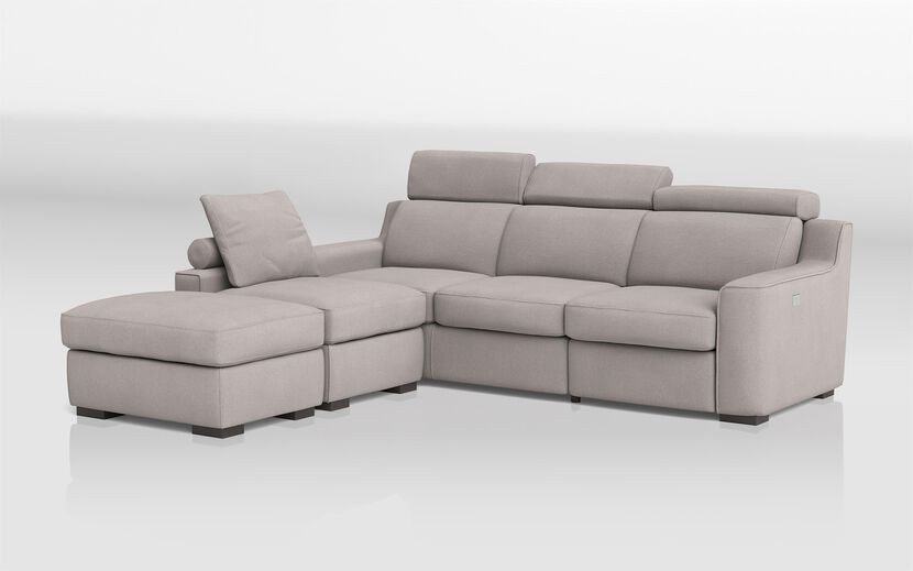 Crostolo 1 Corner 3 Right Hand Facing Power Recliner with Ottoman | Crostolo Sofa Range | ScS