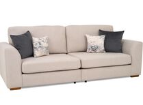 Living Nancy Fabric 4 Seater Split Sofa Standard Back | Nancy Sofa Range | ScS