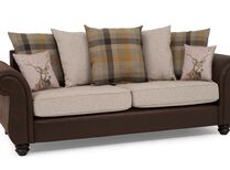 Living Amble Fabric 3 Seater Scatter Back Sofa | Amble Sofa Range | ScS