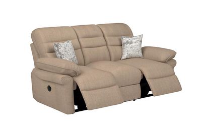 Pendle Fabric 3 Seater Power Recliner Sofa | Pendle Sofa Range | ScS
