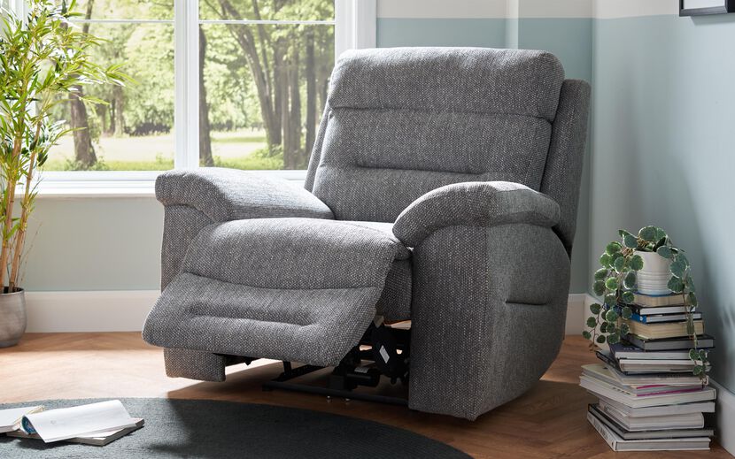 Dion Fabric Manual Recliner Chair | Dion Sofa Range | ScS