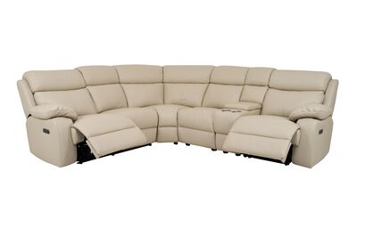 Living Reuben 2 Corner 2 Power with RHF Console & Head Tilt | Reuben Sofa Range | ScS