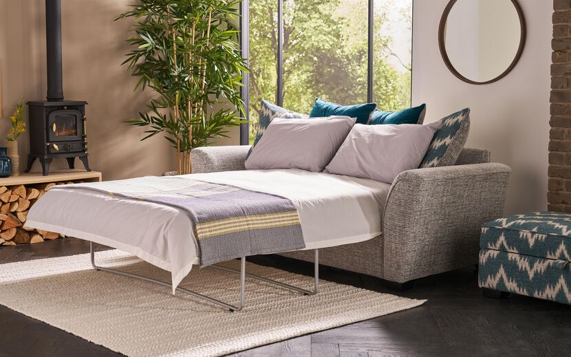 Inspire Rockcliffe Fabric 3 Seater Pocket Sprung Sofa Bed Scatter Back | Inspire Rockcliffe Sofa Range | ScS