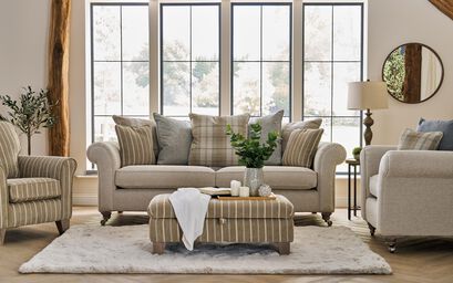Inspire Kirkby Fabric Grand Sofa Scatter Back | Kirkby Sofa Range | ScS