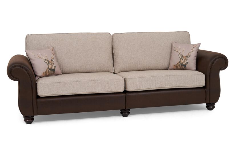 Living Amble Fabric 4 Seater Split Standard Back Sofa | Amble Sofa Range | ScS