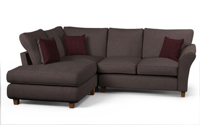 Hugo Fabric 1 Corner 3 Left Hand Facing Chaise Standard Back Sofa | Hugo Sofa Range | ScS