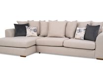 Living Nancy Fabric 3 Seater Left Hand Facing Chaise Scatter Back | Nancy Sofa Range | ScS