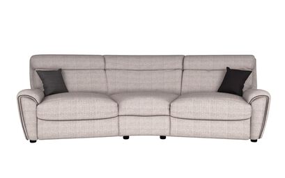 La-Z-Boy Pittsburgh Fabric 4 Seater Curved Static Sofa | La-Z-Boy Pittsburgh Sofa Range | ScS