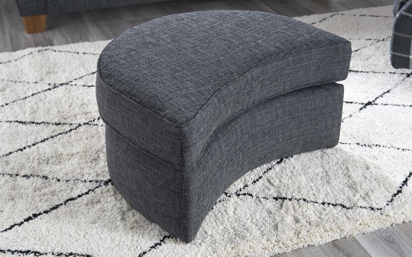Theo Fabric Twister Footstool | Theo Sofa Range | ScS