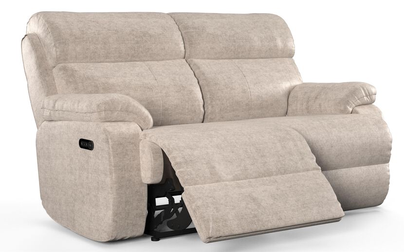 Living Reuben 2 Seater Power Recliner Sofa with Head Tilt & Lumbar | Reuben Sofa Range | ScS