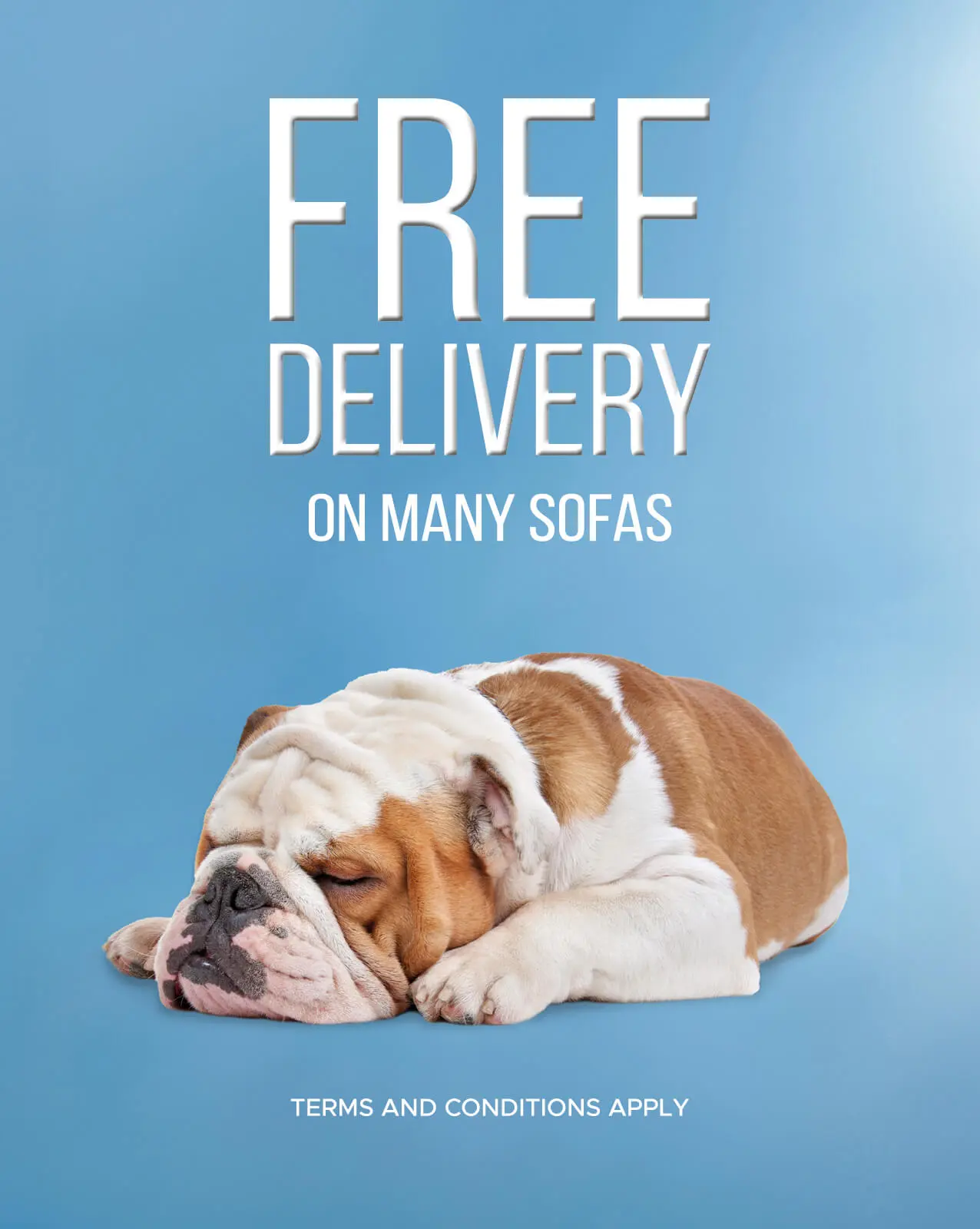 Free Delivery on many sofas