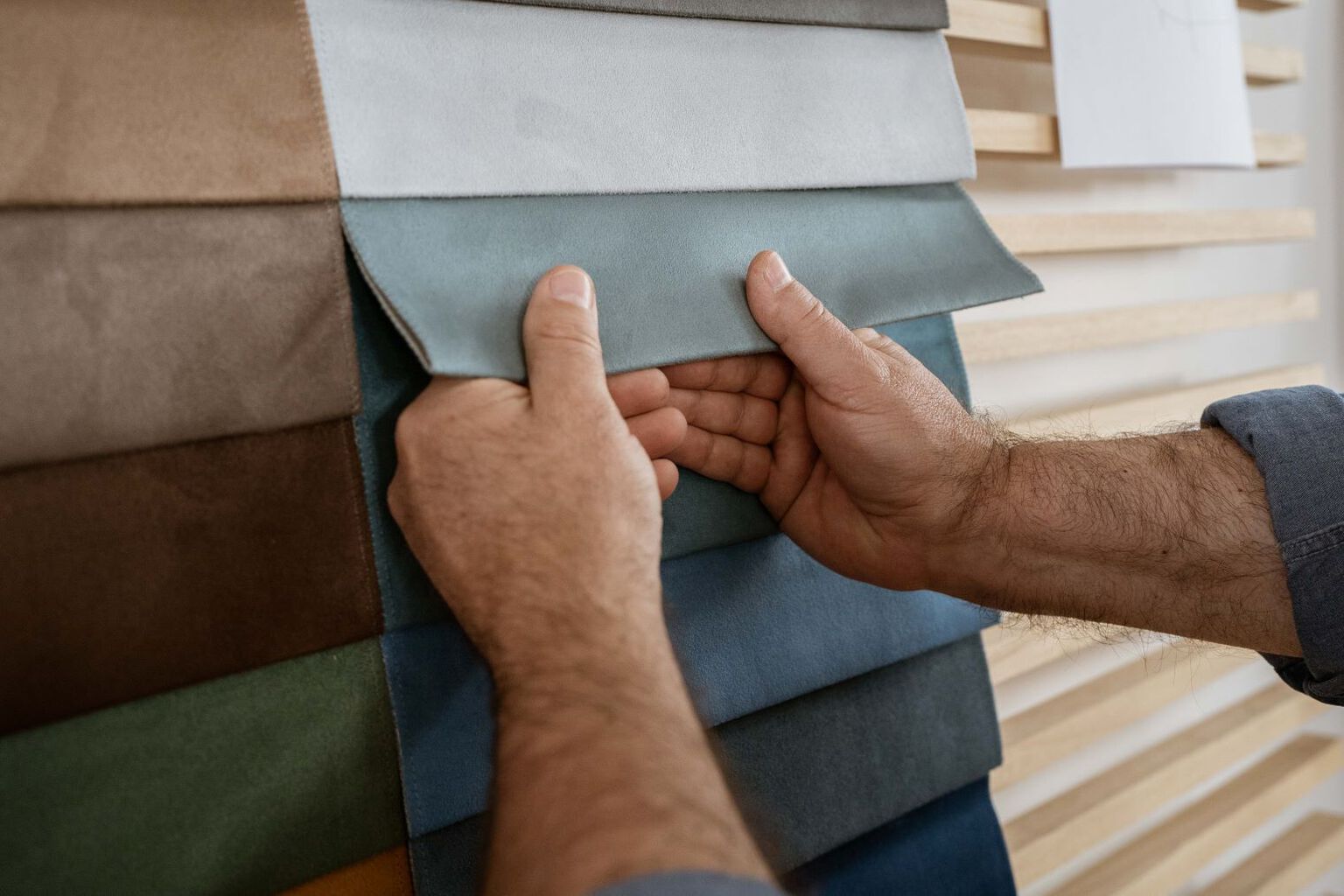 Are you looking for fabric upholstery?