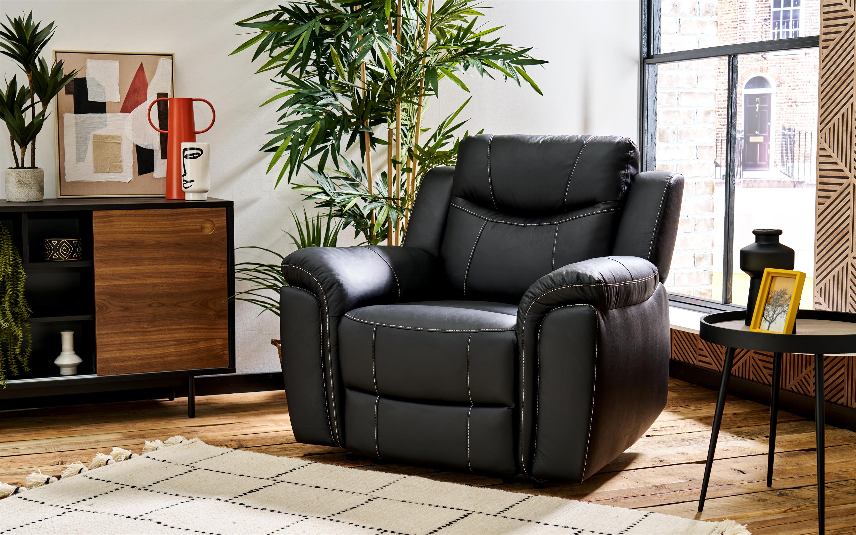 grayson leather sofa and chair