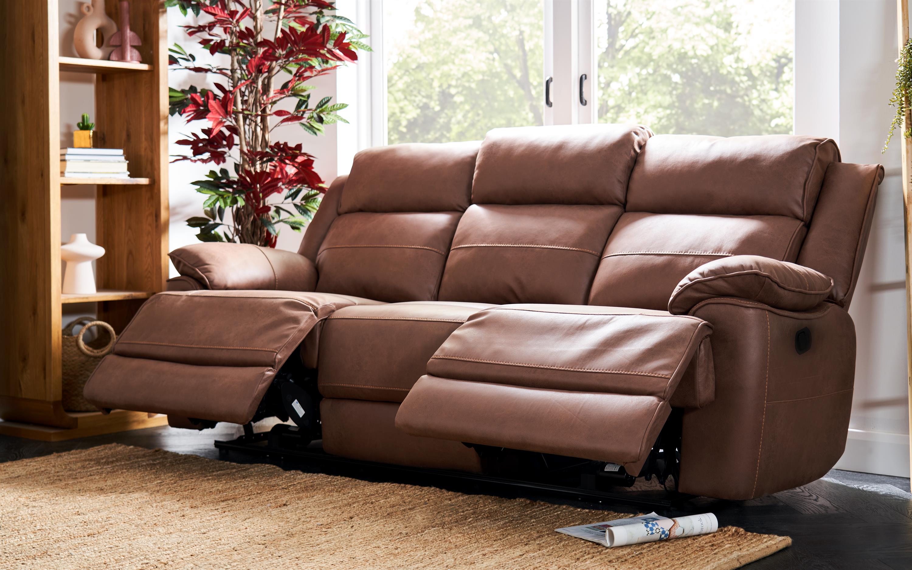 Endurance Cassia 3 Seater Manual Recliner Sofa 4038