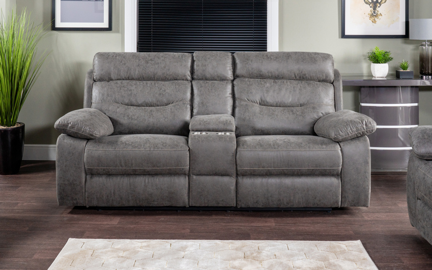 sofa with console