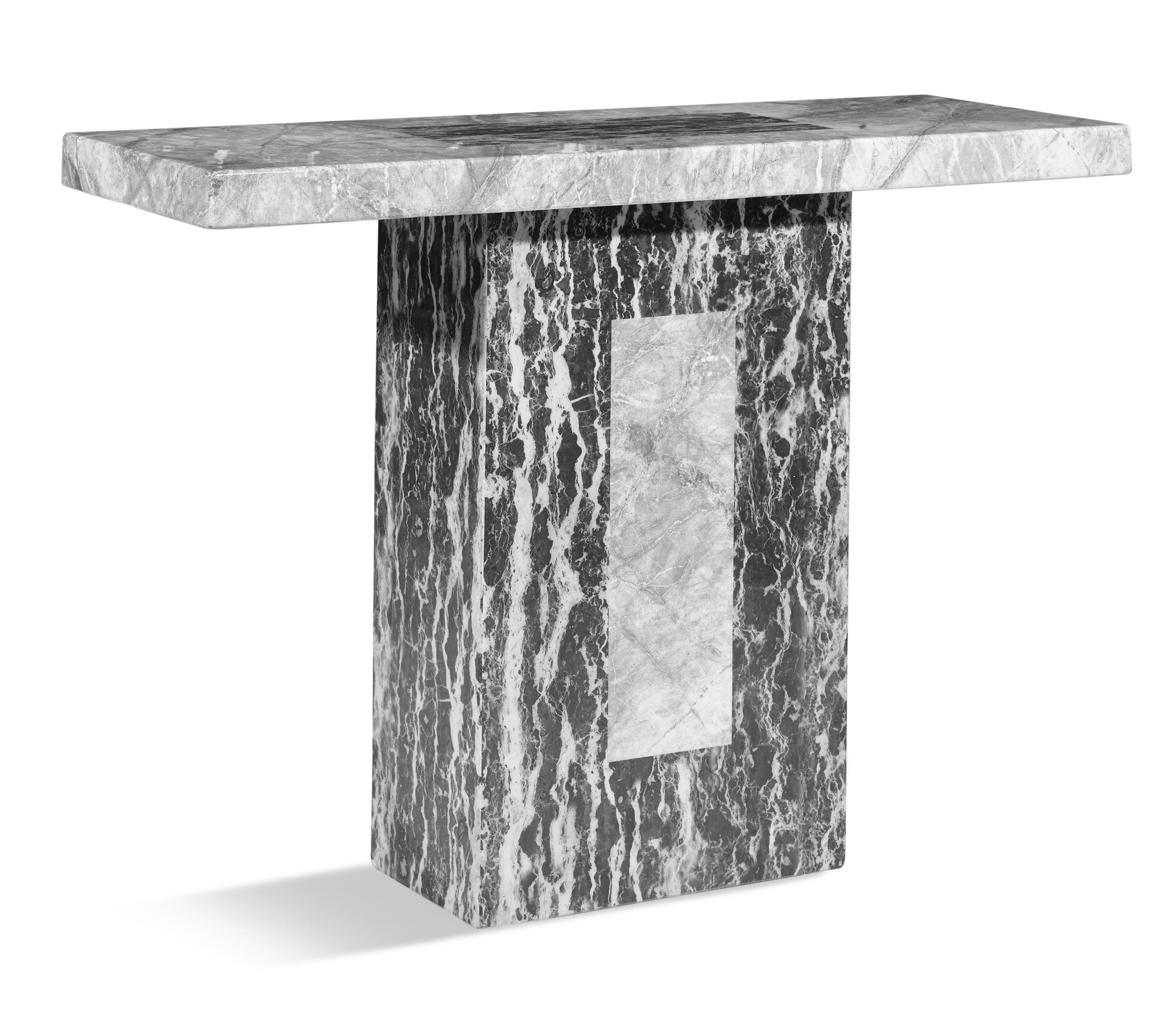 scs marble console tables